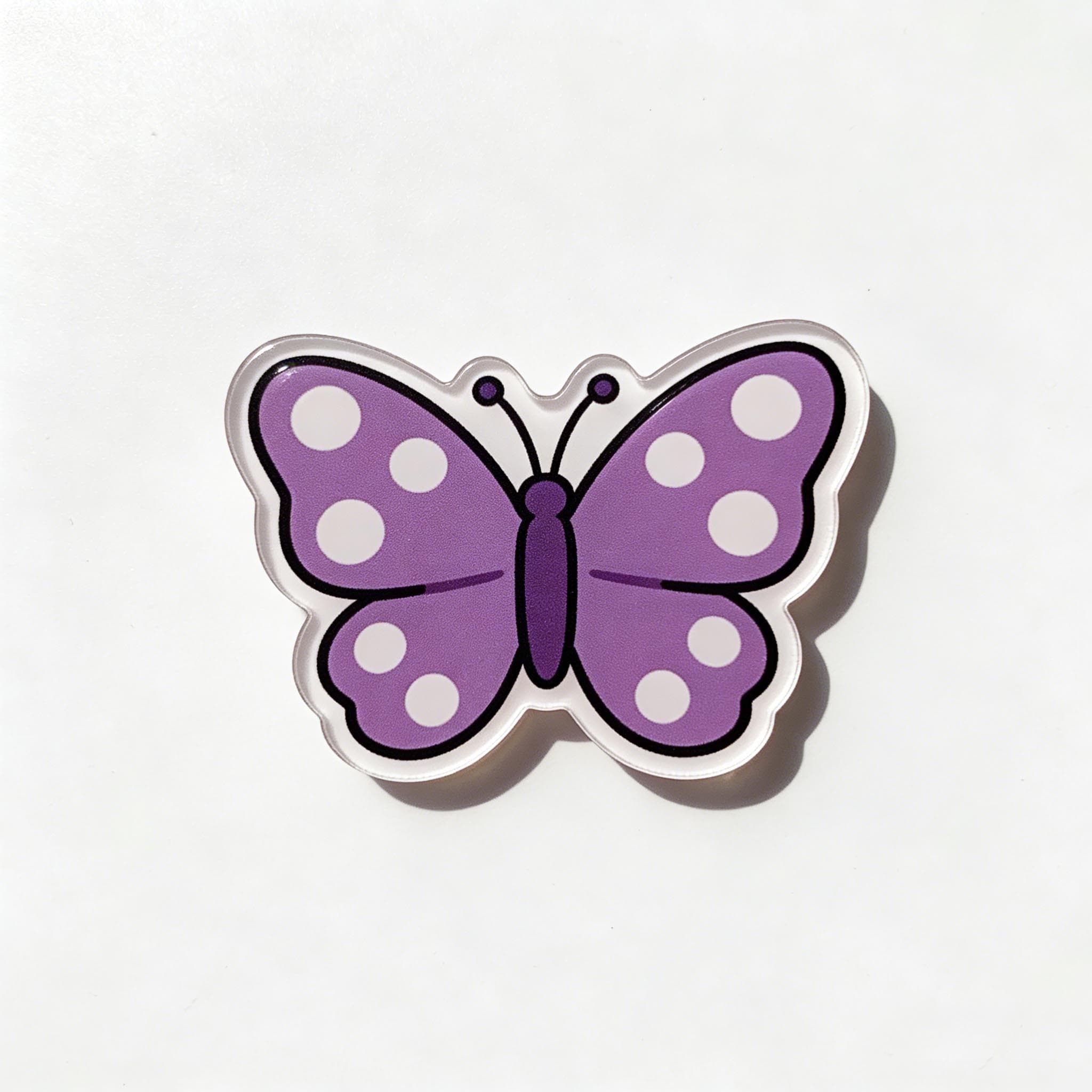 Custom butterfly-shaped acrylic fridge magnet