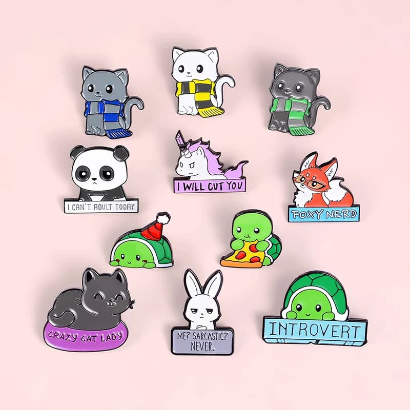 Soft enamel pin badges: made-to-order brooch badge