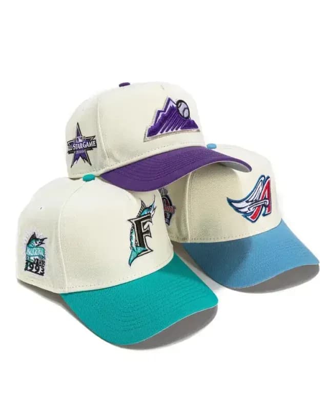 Team baseball hats with logo