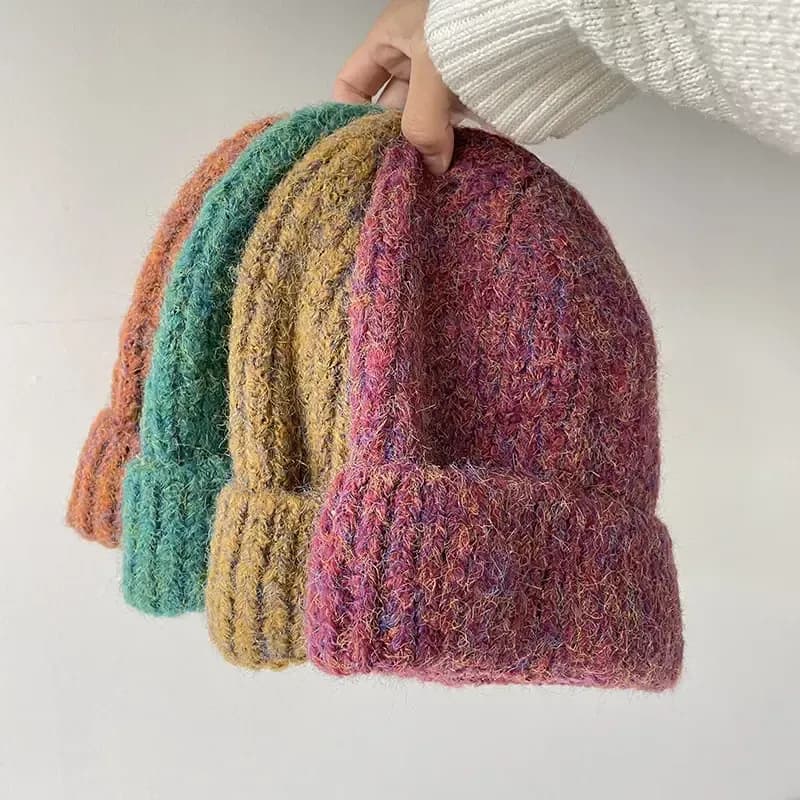Thick wool custom beanies