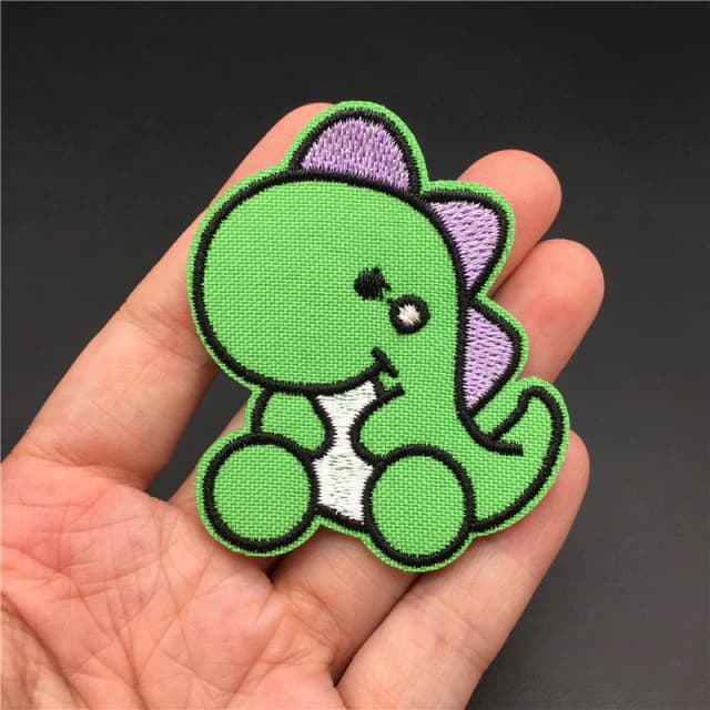 Woven patches: character patch detail
