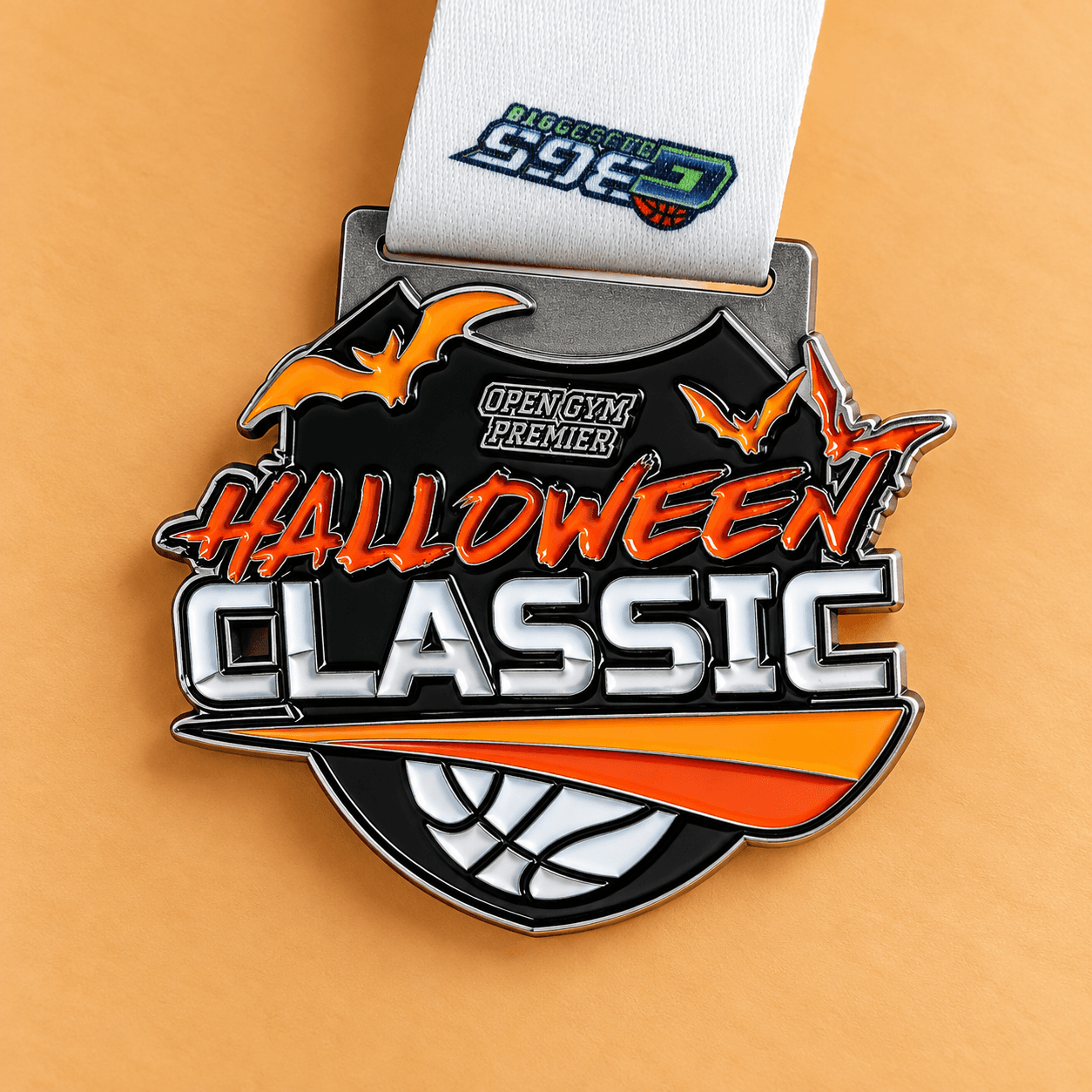 Halloween themed custom enamel medal