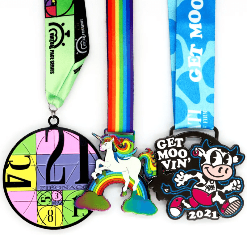 Custom marathon medals