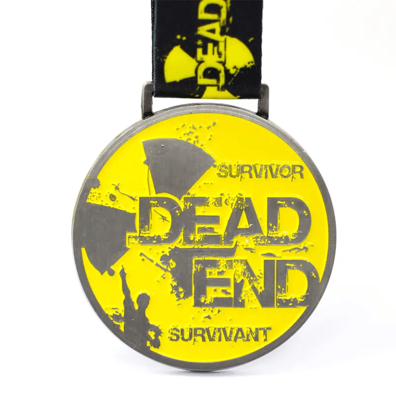 Custom runner participation medal