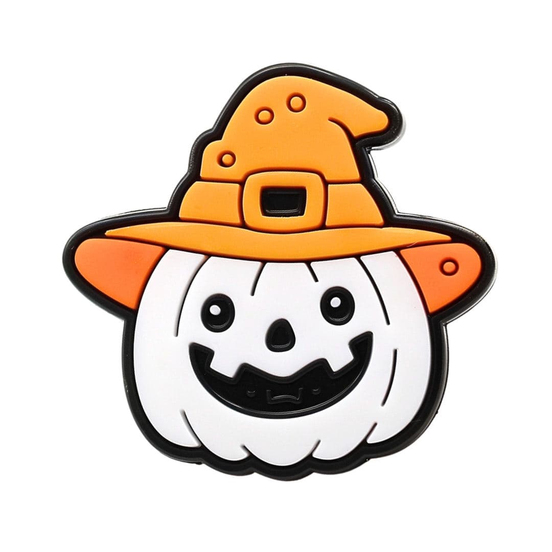 Custom PVC pin badges: halloween ghost witch hat