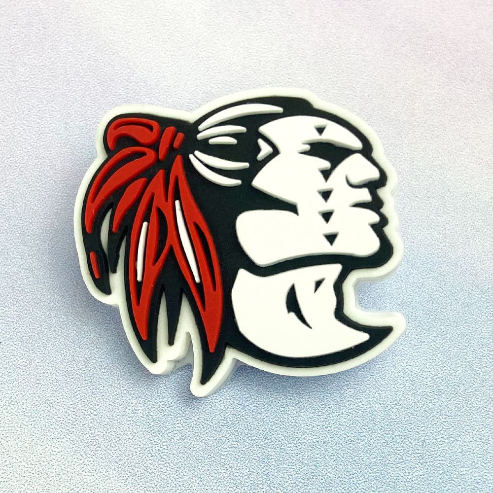 Custom PVC pin badges: lion head badge