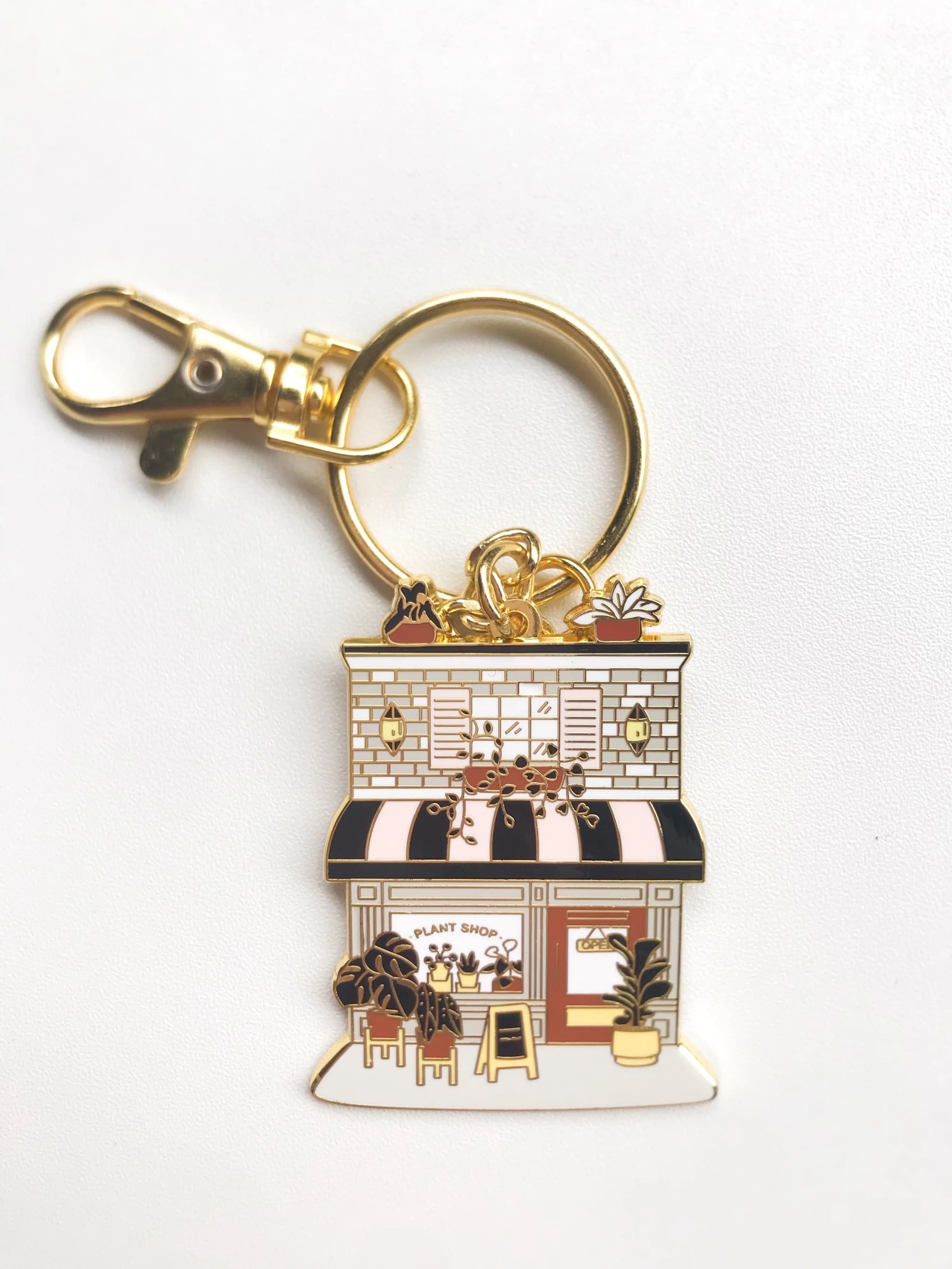 Hard enamel keyrings from the live page: custom-made enamel keyring