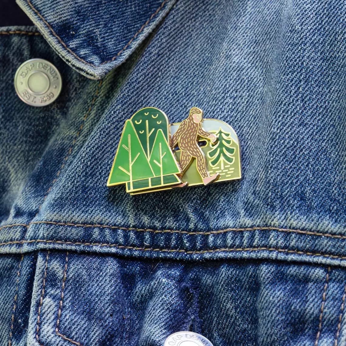 Hard enamel pin badges from the live page: high-quality custom badge
