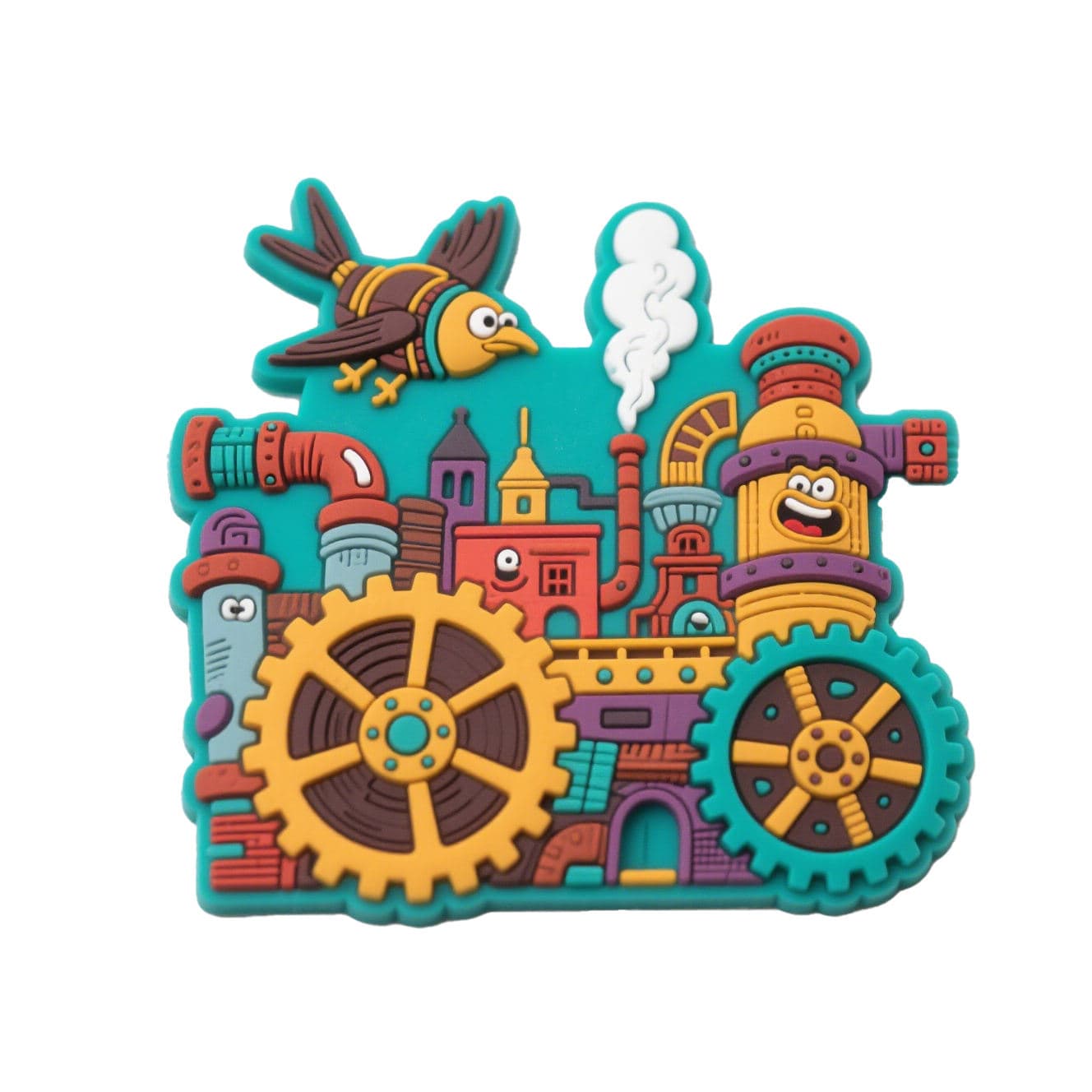 Custom industrial factory PVC fridge magnet