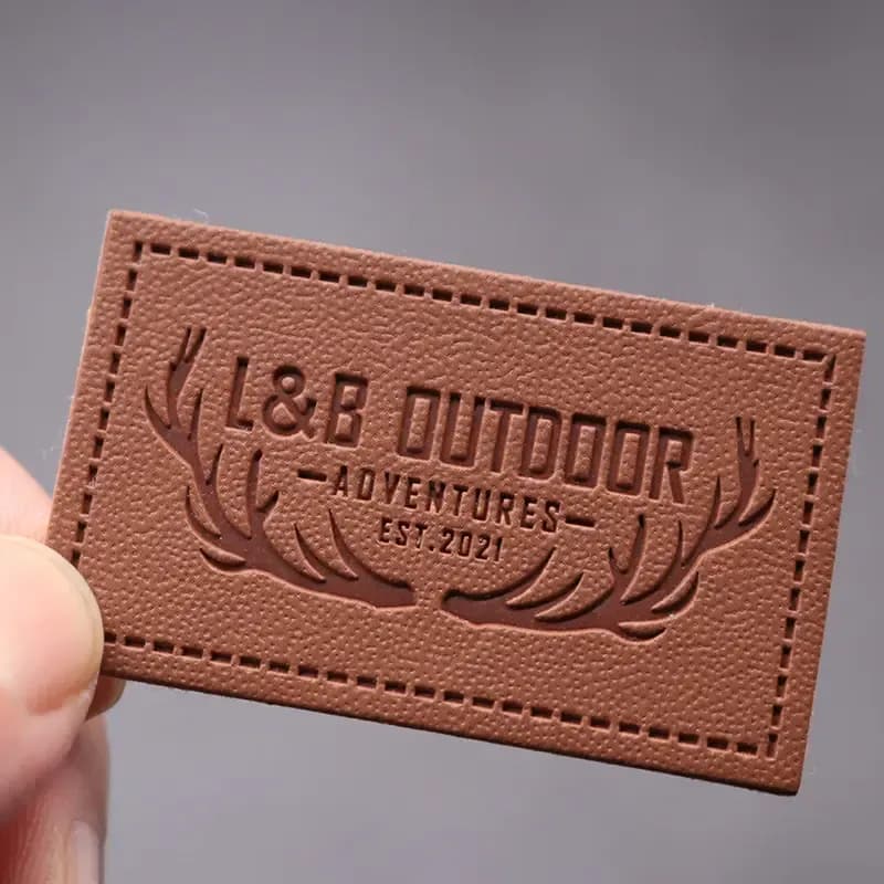 Temporary review photograph: custom leather patches