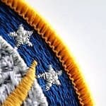 Chenille patch merrowed edge example from the live Chenille Patches page
