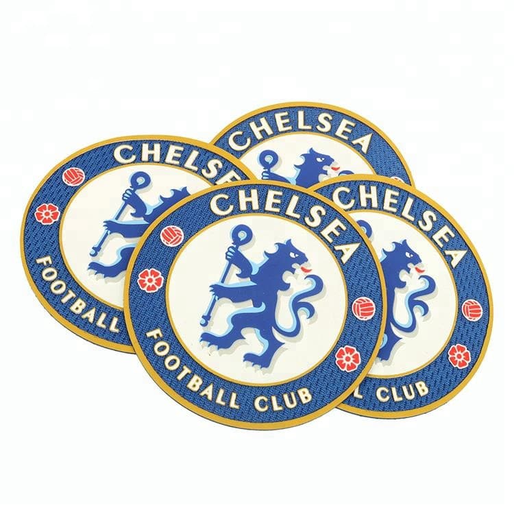 PVC rubber patches from the live PVC Rubber Patches page: football team badge