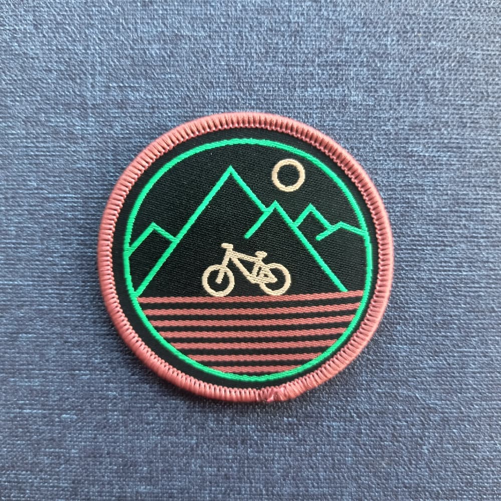 Temporary review photograph: round custom patch