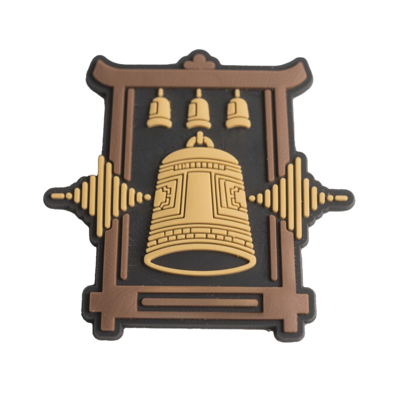 Custom temple-shaped PVC fridge magnet