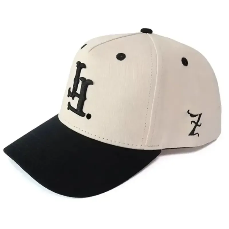 Embroidered logo baseball hat 2 colours