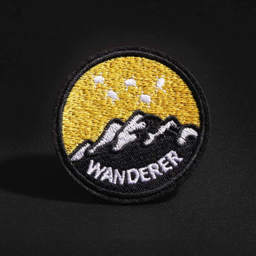 Embroidered-stick-on-patches-outdoors-mountains
