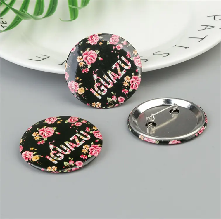 custom printed button badges