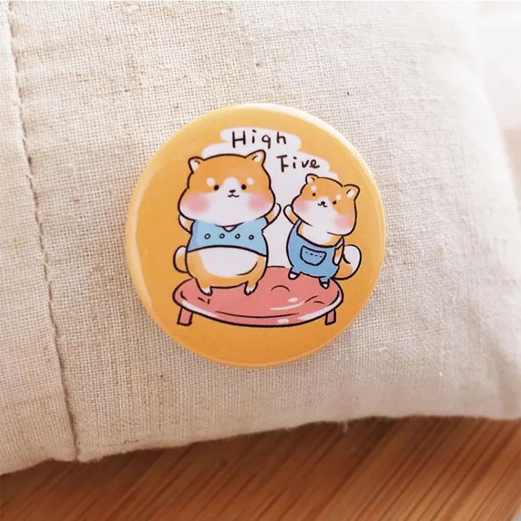 custom supplier of printed button badges